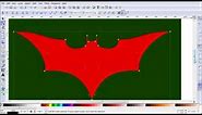 Inkscape Tutorial Making a Vector Outline of a Batman Logo from an Image, Practising Bezier Curves