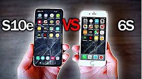 Samsung Galaxy S10e vs iPhone 6s I Exynos 9820 & Apple A9 I Speed Test