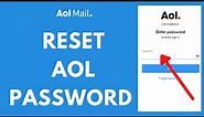 Reset AOL Password 2021: How to Recover AOL Mail Account | aol login password