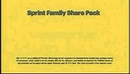 Sprint Family Share Pack