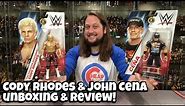 Cody Rhodes & John Cena WWE Mattel Basic Unboxing & Review!