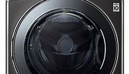 LG 4.5 Cu. Ft. Black Steel Smart Wi-Fi Enabled All-In-One Front Load Washer/Dryer With TurboWash Technology - WM3998HBA