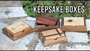 Making Small Keepsake Boxes with Various Lid Designs