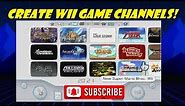 How to Install Wii Game Channels on the main menu on your wii!
