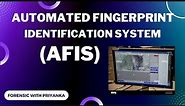 AUTOMATED FINGERPRINT IDENTIFICATION SYSTEM (AFIS) || SWGFAST