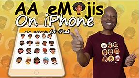 How To Get Black Emojis On iPhone (AAeMojis)