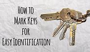 How to Mark Keys for Easy Identification - Master of DIY - Creative Ideas For Home