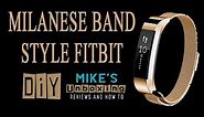 Fitbit Charge 2 Unboxing & Fitting Replacement Metal Bands - Milanese