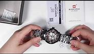 naviforce 9158 for men fashion japan movt quartz wristwatch,unboxing