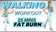 Walking Workout for Weight Loss | 15 Minute Walk at Home - Complete Full Body Workout