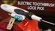 Electric Lock Pick Made From an Electric Toothbrush