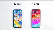 iPhone 12 Pro vs iPhone 15 Pro - Speed Test!