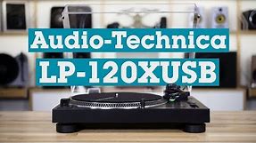 Audio-Technica LP-120XUSB direct-drive turntable with USB output | Crutchfield video