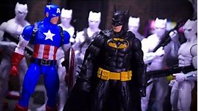 My Custom Marvel Legends Style Batman Action Figure Showcase/Review | Mezco, Mcfarlane DC Multiverse
