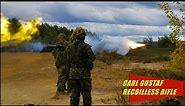 Carl Gustav recoilless rifle - Live fire