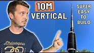 Build an EASY 10 Meter (28 MHz) Vertical Antenna for DX!