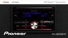 How to - FH-X830BHS - HD Radio Operation
