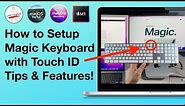 How to Setup NEW Magic Keyboard with Touch ID - Tips & Features!
