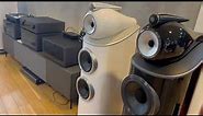 yamaha r-n 1000a with bowers & wilkins 704 s3
