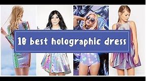 holographic dress 2018 | Rainbow glitter hologram | be trendy and fun in every party!