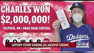 Oklahoma lottery winner talks life as new millionaire