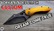 Borka Blades Stitch Custom Folding Knife - Overview