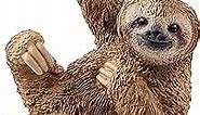 Schleich Wild Life Realistic Sloth Figurine - Detailed Wild Animal Sloth Toy Figure, Durable for Education and Fun Play, Perfect for Boys and Girls, Gift for Kids Ages 3+