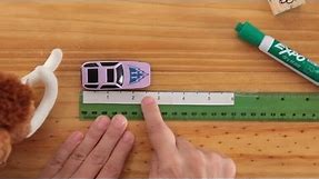 Measuring length - whole and half inches - 1st grade math lesson