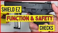 M & P Shield EZ 9mm or 380 Function and Safety Check
