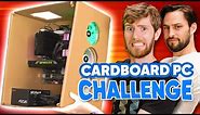 Cardboard DIY PC Case Building Challenge!