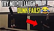 Try Not To Laugh: Basketball Slam Dunks Fails!