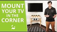 How to Mount Your TV in a Corner | Kanto Solutions