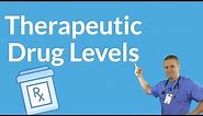 Therapeutic Drug Level Monitoring for NCLEX and Nurses