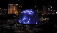 Phish Logo Reveal Drone Footage from Las Vegas Sphere