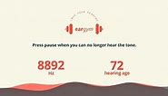 What's your hearing age? | Check Your Hearing