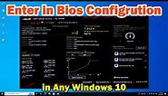 How to Enter in BIOS / UEFI on Any Windows 10 PC or Laptop - 2024