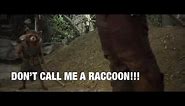 Rocket Raccoon being confused for other animals for 2 minutes straight