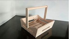 Diy Wooden Basket ll How to make wooden basket easy ll amazing wooden basket making ll Basket diy