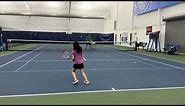 Cydia (9 yr old) tennis lesson with Coach Jason Ontog. 1-26-2024