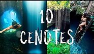 The TOP ten BEST CENOTES near Tulum