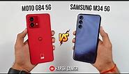 Moto G84 5G vs Samsung M34 5G Full Comparison | Which one is Best? 🤔