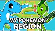Over 150 Fake Pokémon, A Dark Type Gym, and MORE! My Fan Made Pokemon Region
