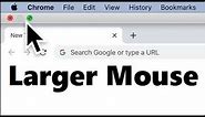 MacBook How to Make Mouse Cursor Larger