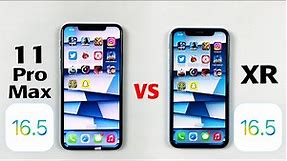 iPhone 11 Pro Max vs iPhone XR SPEED TEST in 2023 - iOS 16.5 Speed Test!