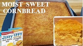 How To Make Delicious Sweet & Moist Cornbread | Jiffy Mix Cornbread Recipe