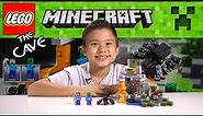 LEGO MINECRAFT - Set 21113 THE CAVE - Unboxing, Review, Time-Lapse Build