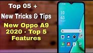 New Oppo A9 - 2020 || Hidden Features Tricks And Tips