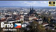 Brno, Czech Republic 🇨🇿 - June 2023 | 4K 60fps HDR Walking Tour