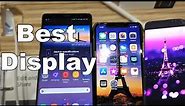 Galaxy S8 vs Note 8 vs iPhone X Battle - The Best Display!