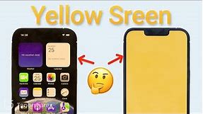 Top 6 Ways to Fix iPhone Yellow Screen - iPhone 13/13 Pro